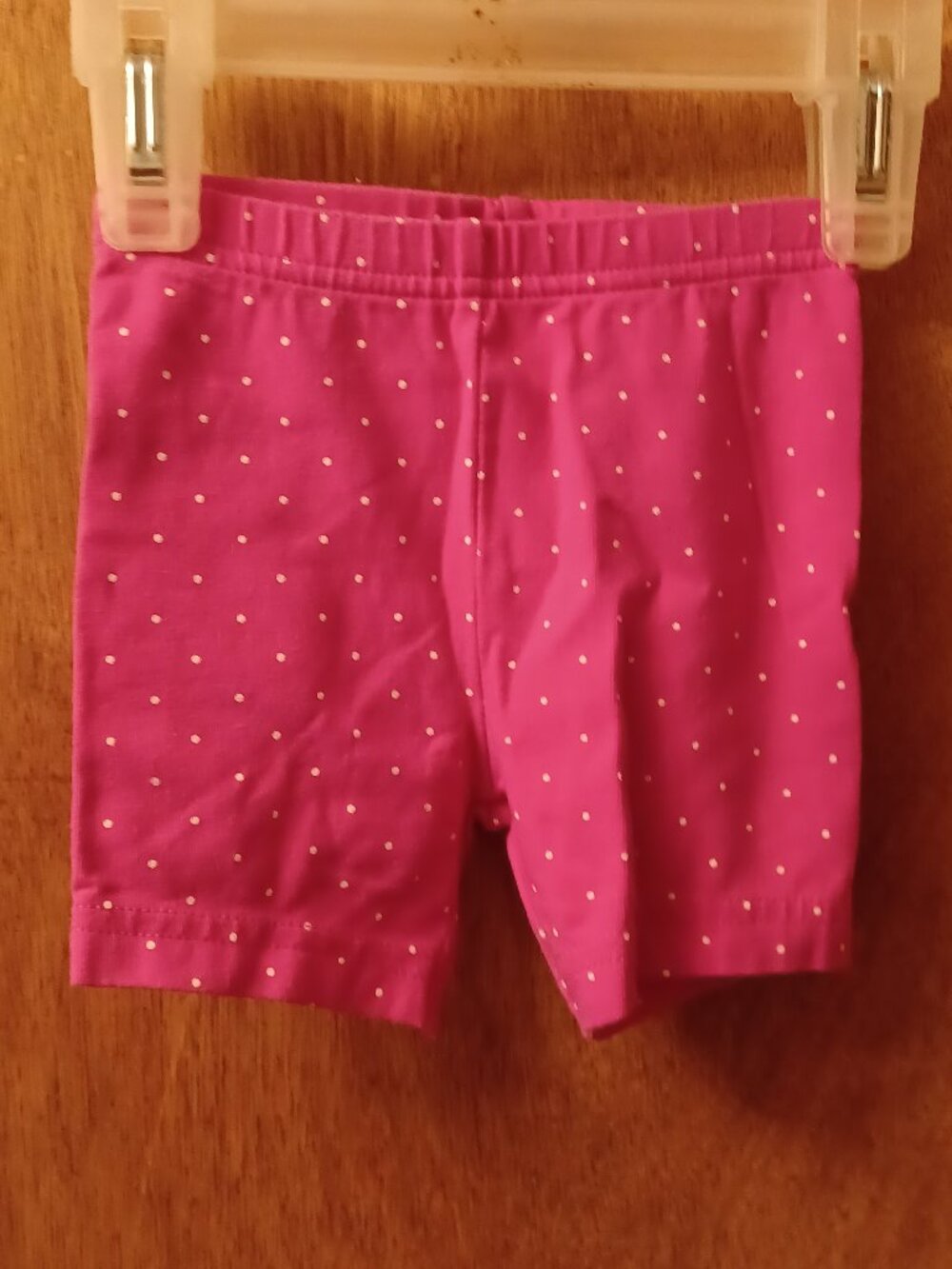 Child Of Mine By Carter's Toddler Girl Pink & White Spots On Shorts